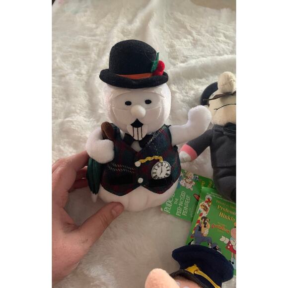 RARE Rudolph the red nosed reindeer plush set of 6 new with tags vintage rare - Picture 4 of 9